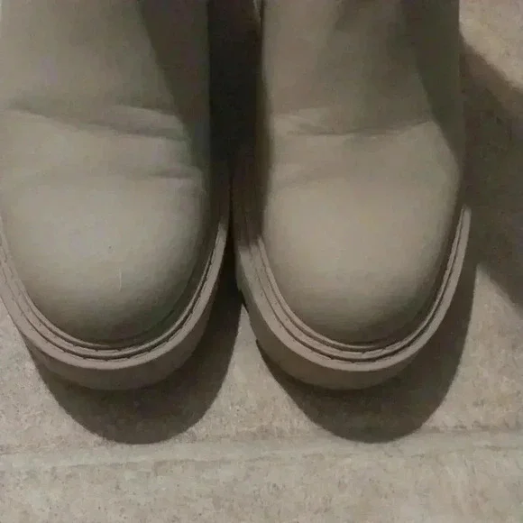 Zara Heeled Rubberized Ankle Boots Size 40 - Picture 3 of 8